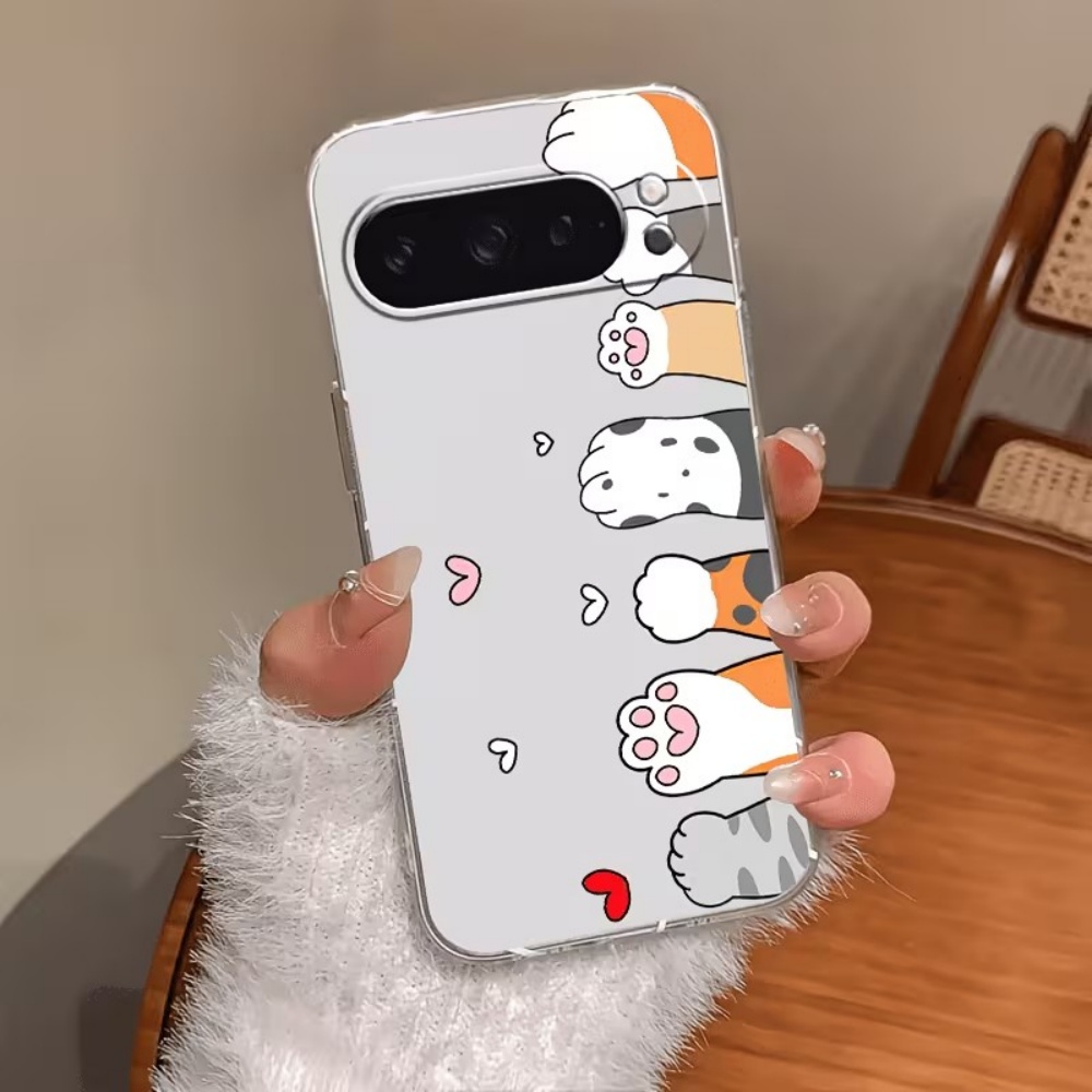 Google Pixel 8A - Прозрачный силиконовый чехол для телефона с
