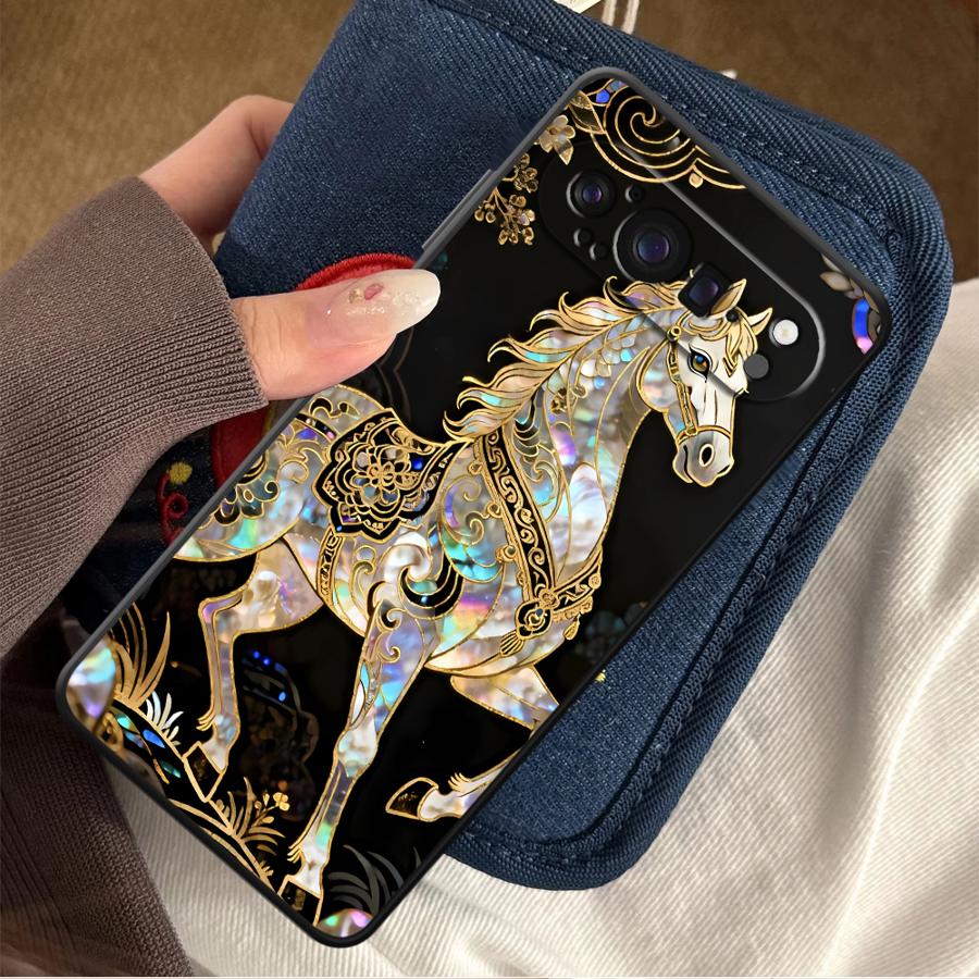 Google Pixel 8A - Чехол Lucky Horse Funda для телефона