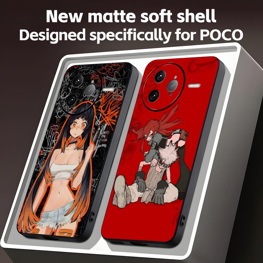 Xiaomi Poco X6 - Чехол для телефона с изображением аниме