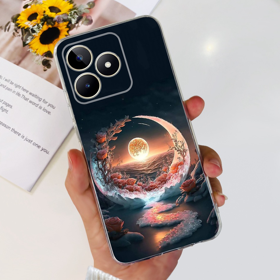 Модные чехлы из мягкого силико – обзор и цена Realme Note 50